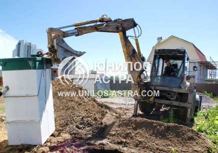 Работы с септиком Астра 5